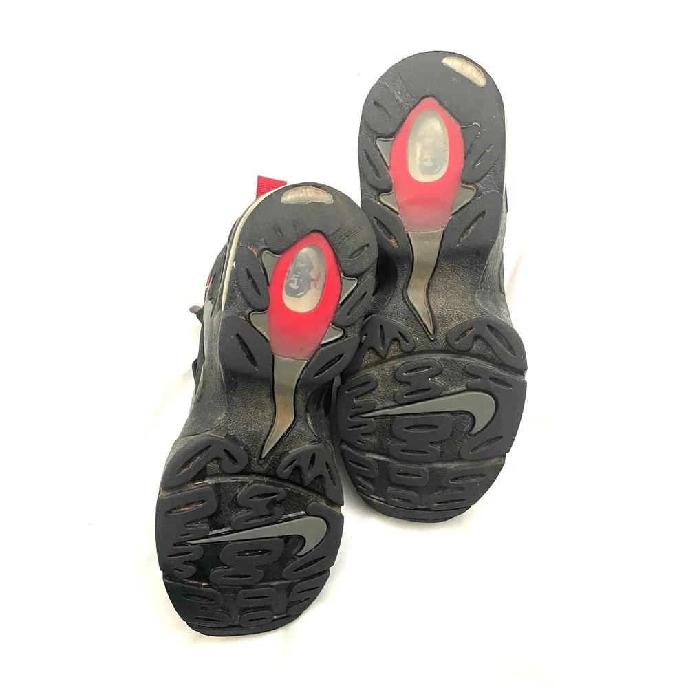 Nike Air DT Max 96 Deion Sanders Size 8 Black Red ATL Falcons HQ3620-010 (READ)